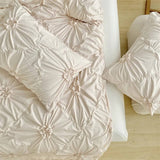 Roomtery Ruffle Flower Duvet Cover Set, view 3