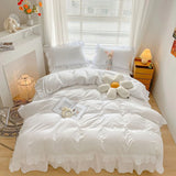 Roomtery Ruffle Lace Bedding Set, view 2