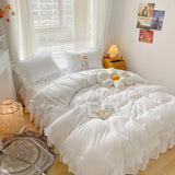 Roomtery Ruffle Lace Bedding Set, view 3