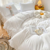Roomtery Ruffle Lace Bedding Set, view 5
