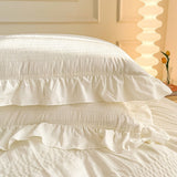 Roomtery Ruffled Seersucker Cute Bedding Set, view 3