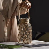 Roomtery Rustic Hanging Glass Jar, view 2