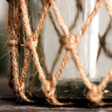 Roomtery Rustic Hanging Glass Jar, view 3