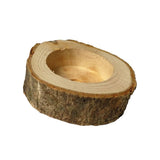 Roomtery Rustic Tree Trunk Candlestick, view 3