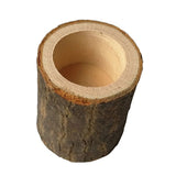 Roomtery Rustic Tree Trunk Candlestick, view 4