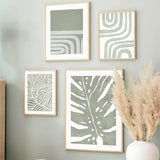 Roomtery Sage Green Aesthetic Ornaments Canvas Posters, view 2