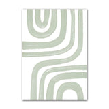 Roomtery Sage Green Aesthetic Ornaments Canvas Posters, view 4