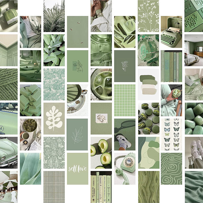 Roomtery Sage Green Card Collage Kit