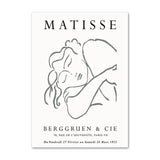 Roomtery Sage Green Cut Outs Canvas Posters, view 4