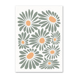 Roomtery Sage Green Cut Outs Canvas Posters, view 5