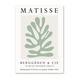 Roomtery Sage Green Cut Outs Canvas Posters, view 6