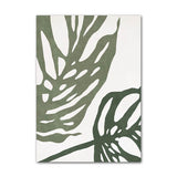 Roomtery Sage Green Monstera Leaves Canvas Posters, view 6
