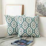 Roomtery Sage Green Patterns Cushion Cover, view 3