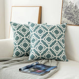 Roomtery Sage Green Patterns Cushion Cover, view 5