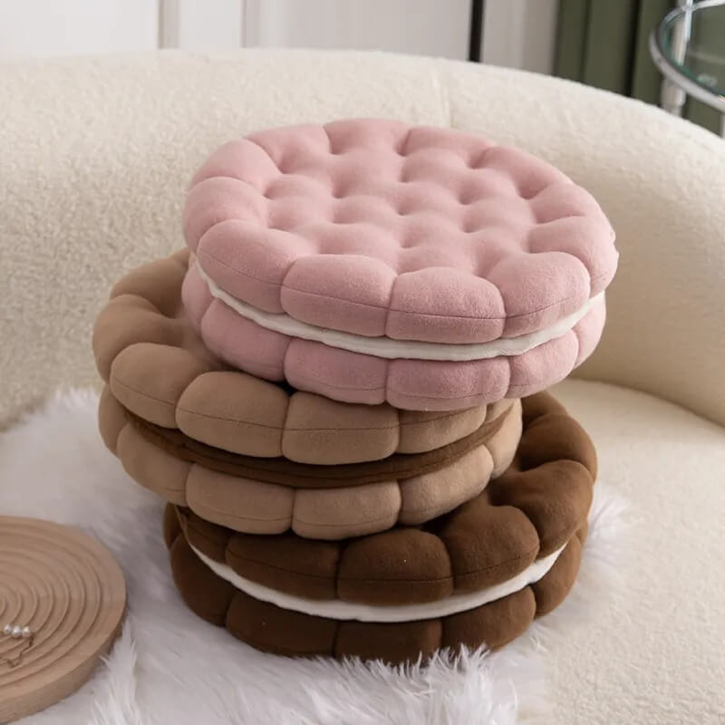 Roomtery Sandwich Cookie Decorative Throw Pillow