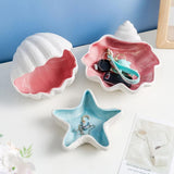 Roomtery Seashell Ceramic Jewelry Tray, view 2