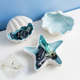 Roomtery Seashell Ceramic Jewelry Tray, view 3