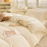 Roomtery Seersucker Fabric Bedding Set, view 3