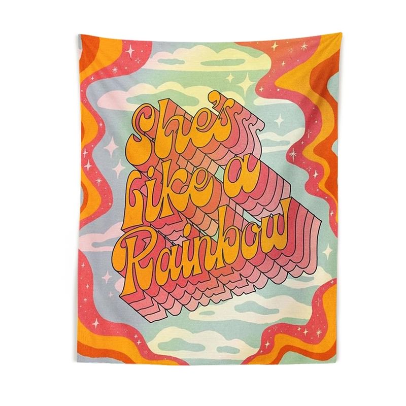 Roomtery She's Like a Rainbow Tapestry
