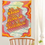 Roomtery She's Like a Rainbow Tapestry, view 2