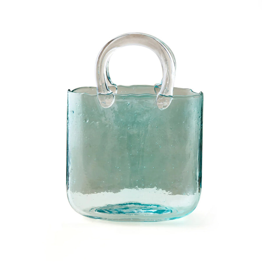Roomtery Shopping Bag Glass Vase