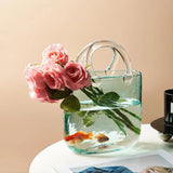Roomtery Shopping Bag Glass Vase, view 4