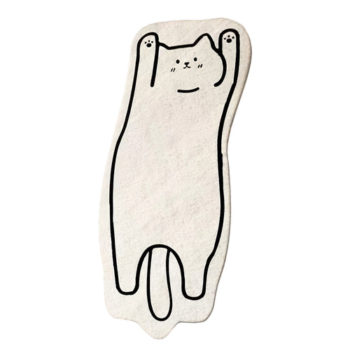 Roomtery Simple Kawaii Cat Accent Bedside Rug