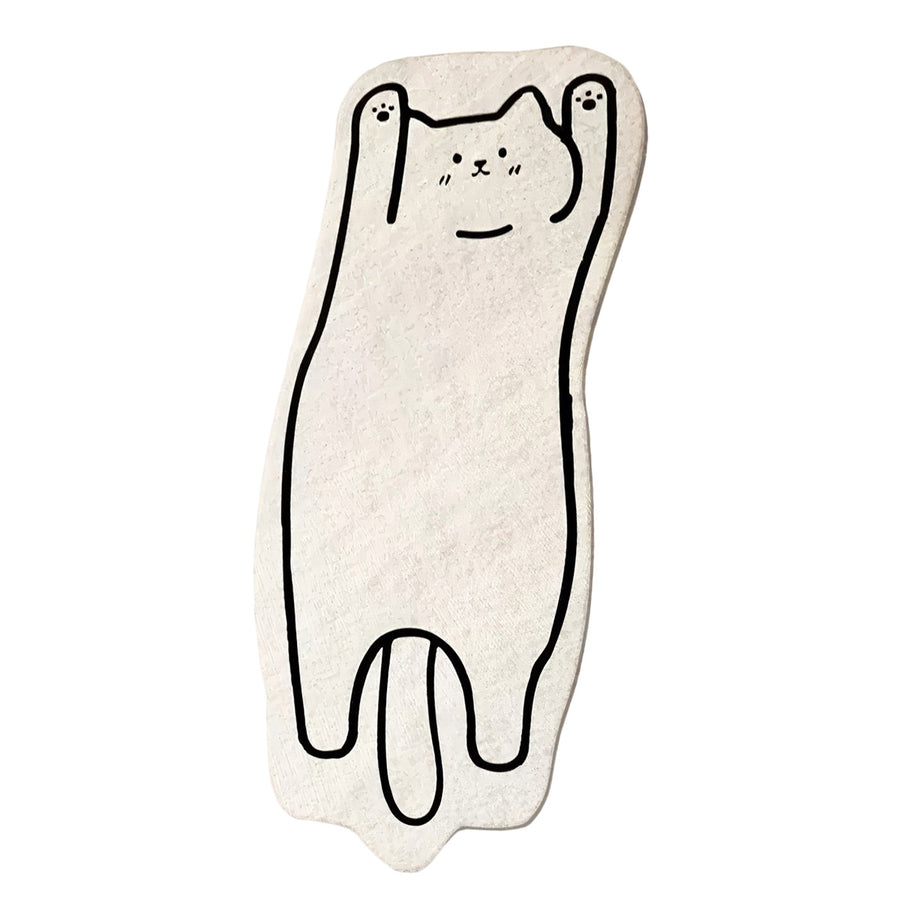 Roomtery Simple Kawaii Cat Accent Bedside Rug