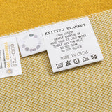 Roomtery Simple Tulips Cotton Throw Blanket, view 5