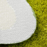 Roomtery Simple Wavy Green Floor Mat, view 4