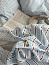 Roomtery Sky Blue Striped Bedding Set, view 4