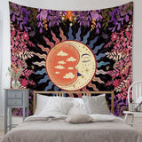 Roomtery Sleeping Moon Floral Tapestry, view 2