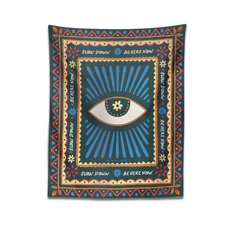 Roomtery Slow Down Be Here Tapestry