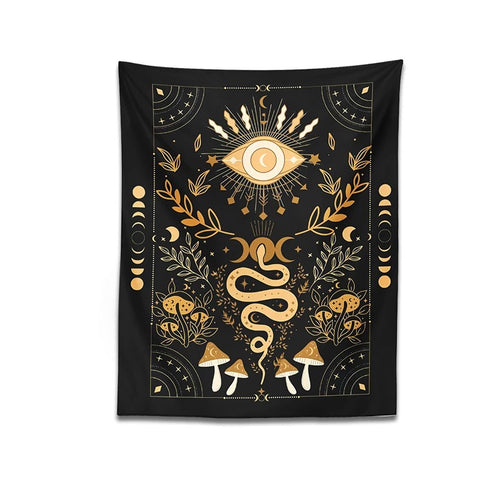 Roomtery Snake & Mushrooms Tapestry