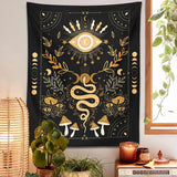 Roomtery Snake & Mushrooms Tapestry, view 3