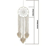 Roomtery Snowflake Fringe Macrame Dreamcatcher, view 4