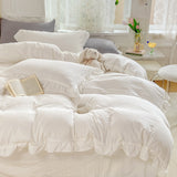 Roomtery Soft Crumpled Ruffle Bedding Set, view 2