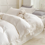 Roomtery Soft Crumpled Ruffle Bedding Set, view 3