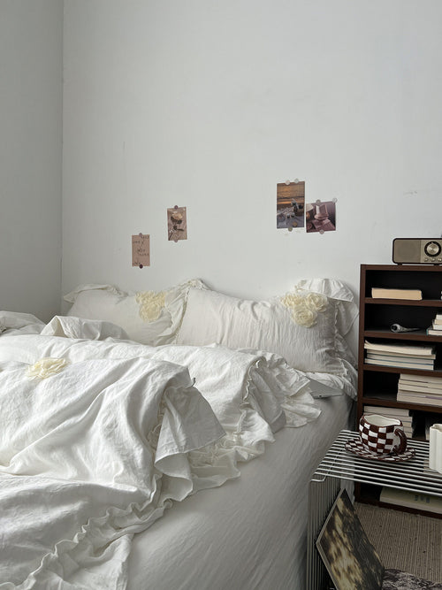 Roomtery Soft Girl Romantic Floral Bedding
