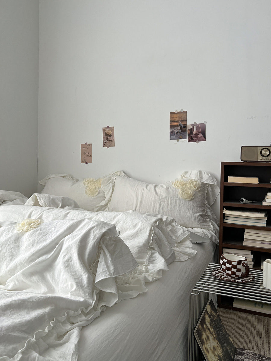 Roomtery Soft Girl Romantic Floral Bedding