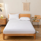 Roomtery Solid Color Simple Cotton Fitted Sheet, view 2