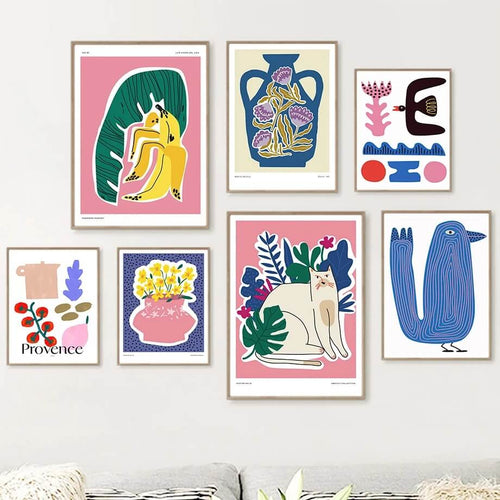 Roomtery Southern France Collages Canvas Posters