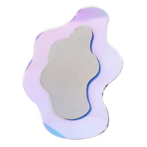 Roomtery Iridescent Wavy Blob Mirror