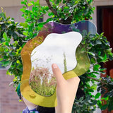 Roomtery Iridescent Wavy Blob Mirror, view 3