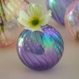 Roomtery Spiral Glass Mini Ball Vase (3 Pack), view 3