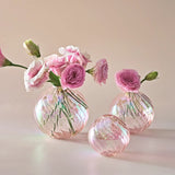 Roomtery Spiral Glass Mini Ball Vase (3 Pack), view 6