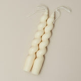 Roomtery Spiral Twisted Pastel Candles (2 Pack), view 5