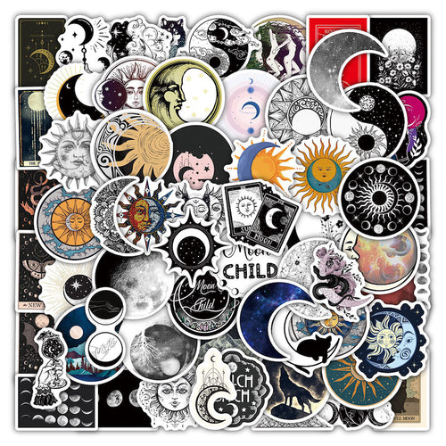 Roomtery Spiritual Sun & Moon Sticker Pack