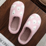 Roomtery Spooky Ghost Soft Plush House Slippers, view 5