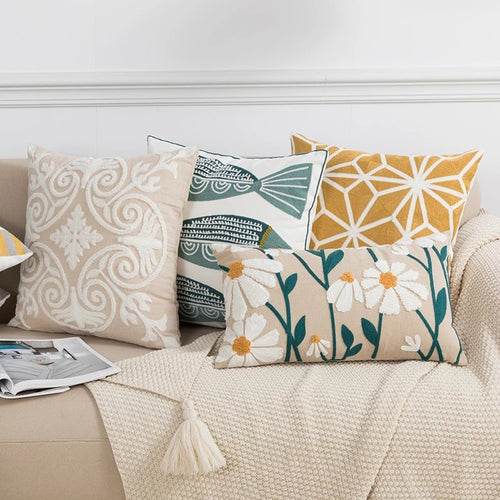 Roomtery Spring Joy Embroidered Cushion Covers